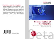 Borítókép a  National Institute of Homoeopathy - hoz