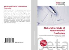 Bookcover of National Institute of Governmental Purchasing
