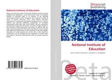 Buchcover von National Institute of Education