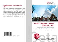 Buchcover von United Kingdom General Election, 1951