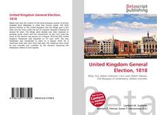 Buchcover von United Kingdom General Election, 1818