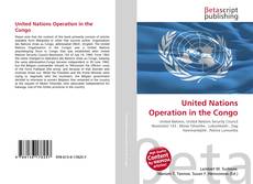 Buchcover von United Nations Operation in the Congo
