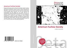 Portada del libro de American Fuchsia Society
