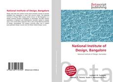 Portada del libro de National Institute of Design, Bangalore