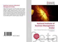 Portada del libro de National Institute of Business Management (India)