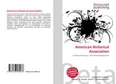 Portada del libro de American Historical Association