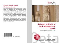Portada del libro de National Institute of Bank Management (Pune)