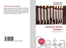 Copertina di American Jewish Congress