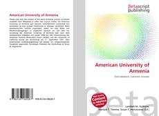 Copertina di American University of Armenia
