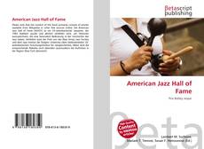 Capa do livro de American Jazz Hall of Fame 