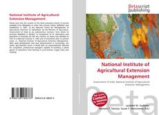 Capa do livro de National Institute of Agricultural Extension Management 