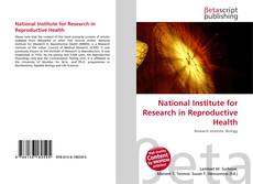 Copertina di National Institute for Research in Reproductive Health
