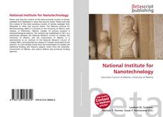 Buchcover von National Institute for Nanotechnology