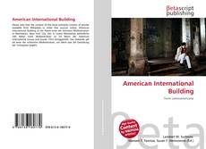Capa do livro de American International Building 