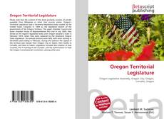Buchcover von Oregon Territorial Legislature
