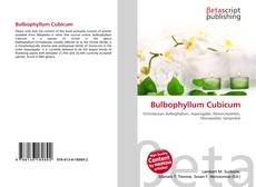Buchcover von Bulbophyllum Cubicum