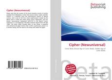 Capa do livro de Cipher (Newuniversal) 