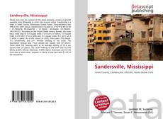Capa do livro de Sandersville, Mississippi 