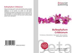 Buchcover von Bulbophyllum Cribbianum