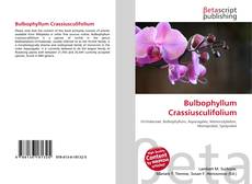 Buchcover von Bulbophyllum Crassiusculifolium
