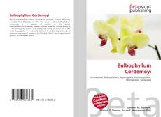 Capa do livro de Bulbophyllum Cordemoyi 