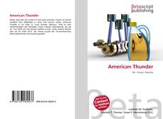 Capa do livro de American Thunder 