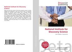 Capa do livro de National Institute for Discovery Science 