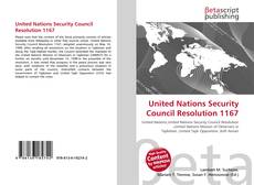 Capa do livro de United Nations Security Council Resolution 1167 