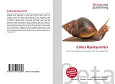 Buchcover von Colus Ryukyuensis