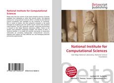 Buchcover von National Institute for Computational Sciences
