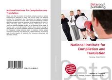 Bookcover of National Institute for Compilation and Translation