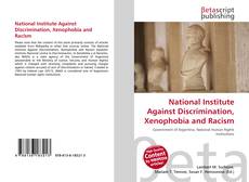 Capa do livro de National Institute Against Discrimination, Xenophobia and Racism 