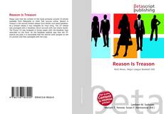 Capa do livro de Reason Is Treason 