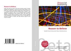 Capa do livro de Reason to Believe 
