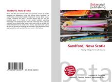 Buchcover von Sandford, Nova Scotia