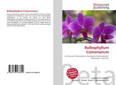 Buchcover von Bulbophyllum Comorianum