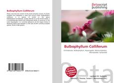 Bulbophyllum Colliferum的封面