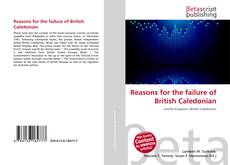 Buchcover von Reasons for the failure of British Caledonian