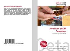 American Snuff Company kitap kapağı