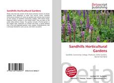 Buchcover von Sandhills Horticultural Gardens