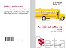 Buchcover von American School for the Deaf