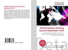 Borítókép a  United Nations Security Council Resolution 1070 - hoz
