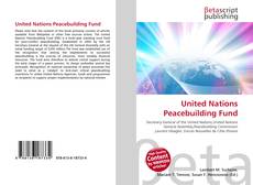 Bookcover of United Nations Peacebuilding Fund