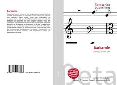 Bookcover of Barkarole