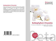 Bulbophyllum Chrysotes的封面