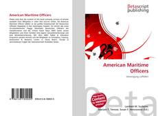 Bookcover of American Maritime Officers