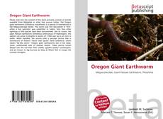 Portada del libro de Oregon Giant Earthworm