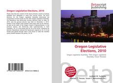 Portada del libro de Oregon Legislative Elections, 2010