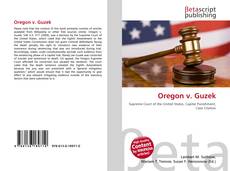 Oregon v. Guzek kitap kapağı