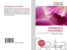Bulbophyllum Chaunobulbon kitap kapağı